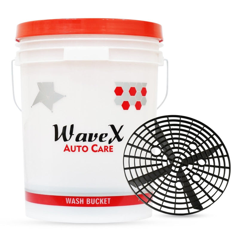 Wavex Car Wash Bucket with Grit Safe Insert