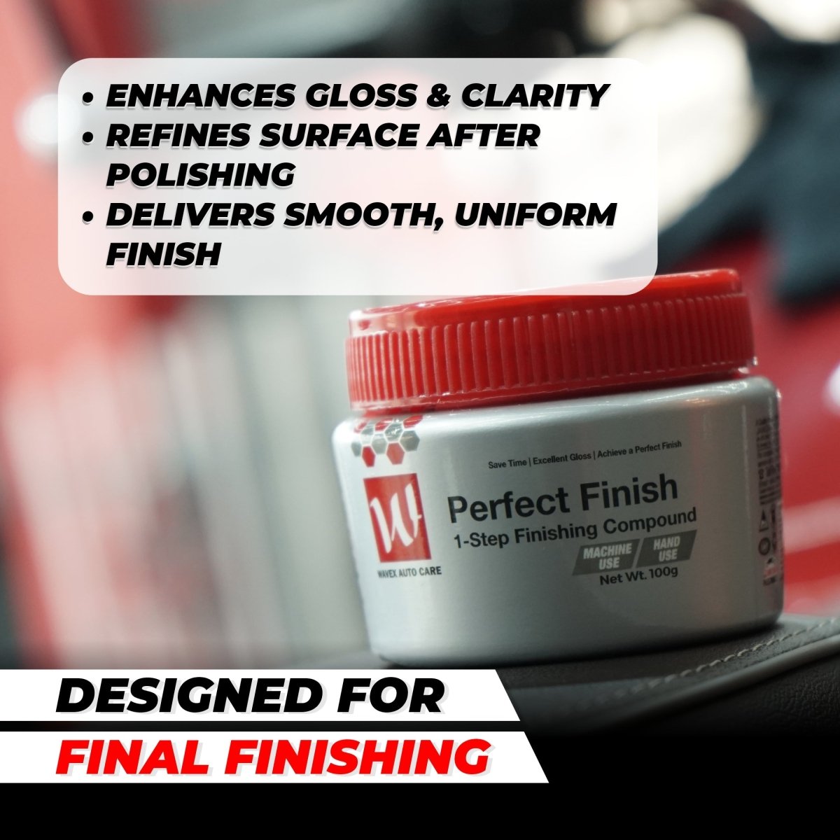PERFECT FINISH 1 - STEP POLISHING COMPOUND 100g - Wavex - PF100
