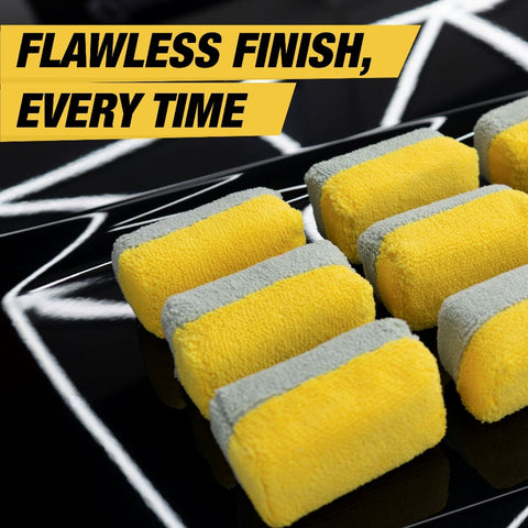 DUAL MICROFIBER APPLICATOR SPONGE