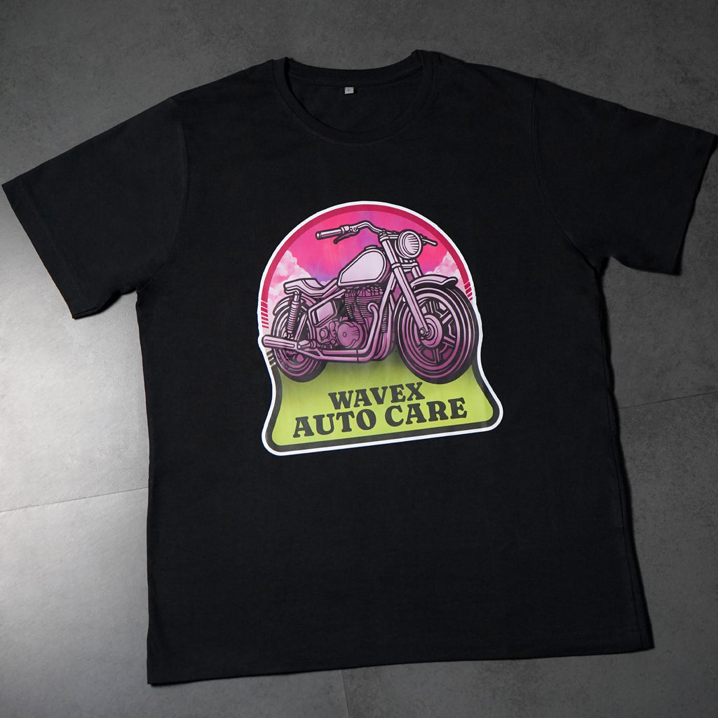 DETAILING BLACK ROUND NECK T-SHIRT