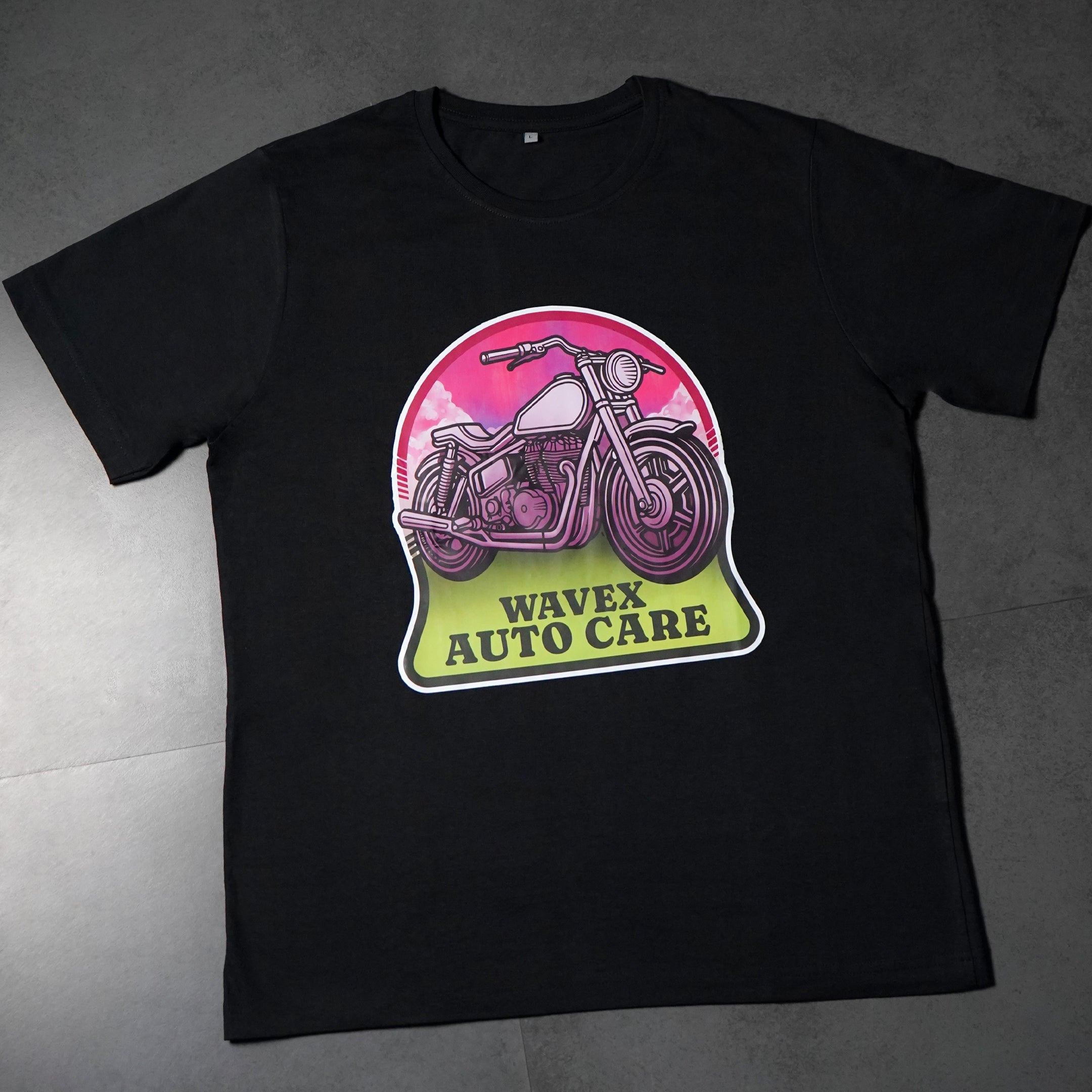 DETAILING BLACK ROUND NECK T-SHIRT