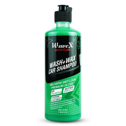 WASH AND WAX CAR SHAMPOO - Wavex - WAW500