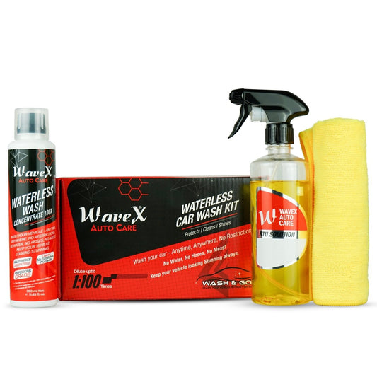 WATERLESS CAR WASH KIT 100X CONCENTRATE - Wavex - WCW350