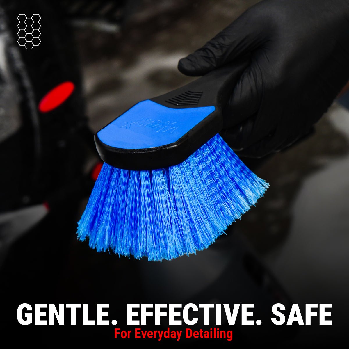 WHEEL & EXTERIOR CLEANING BRUSH FOR CAR & BIKE DETAILING - Wavex-WH-BRUSH