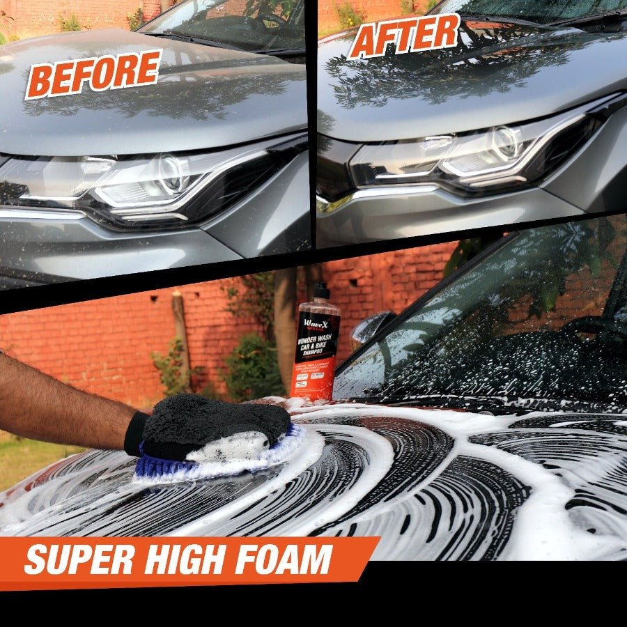 WONDER WASH CAR & BIKE SHAMPOO - Wavex - WW5K