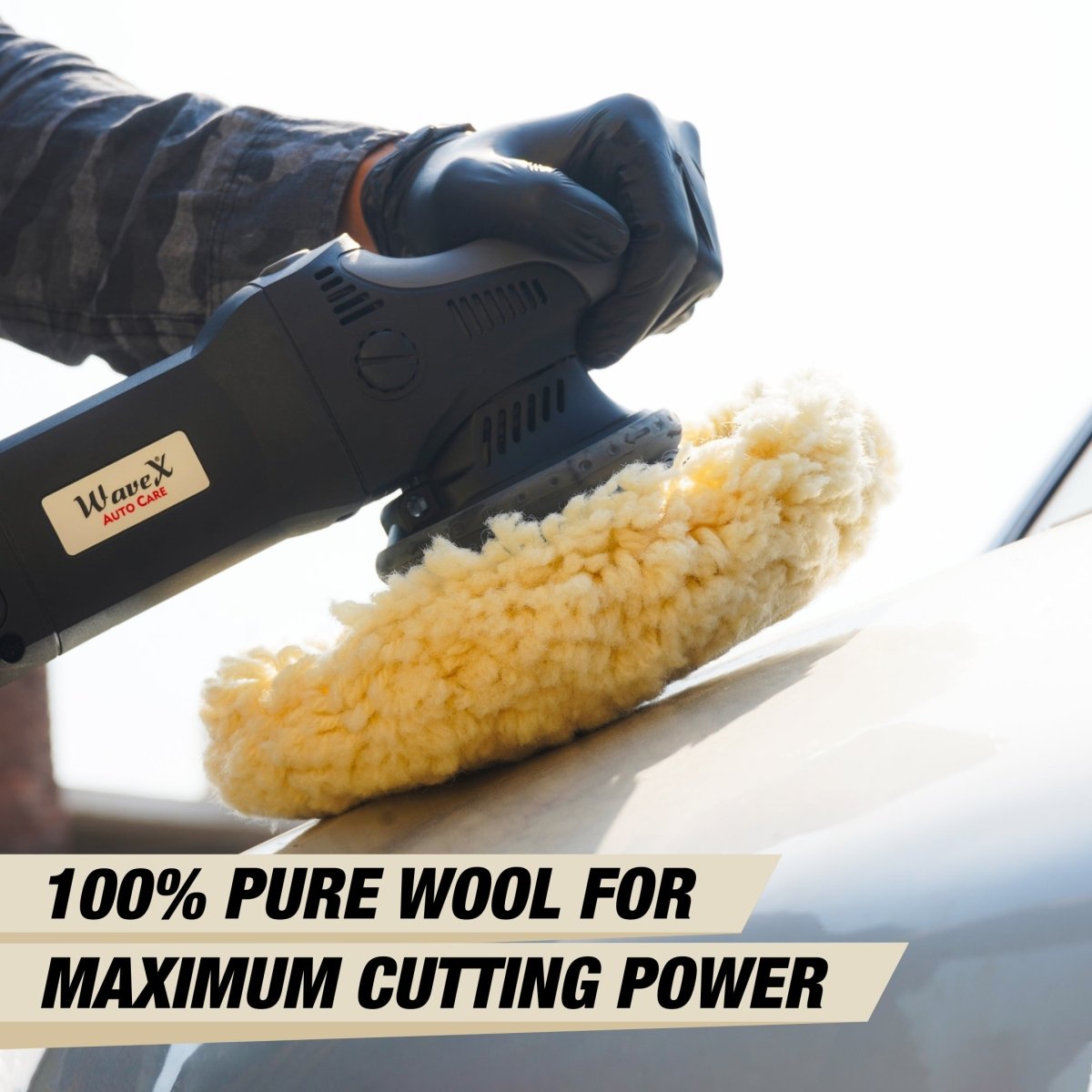 WOOL POLISHING PAD 7 INCH | 100% PURE WOOL - Wavex - WOOL7