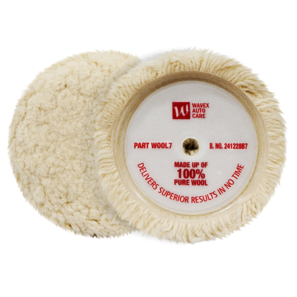 WOOL POLISHING PAD 7 INCH | 100% PURE WOOL - Wavex - WOOL7