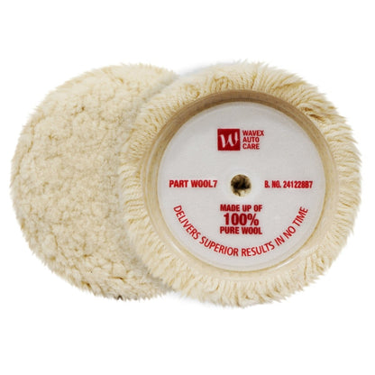 WOOL POLISHING PAD 7 INCH | 100% PURE WOOL - Wavex - WOOL7