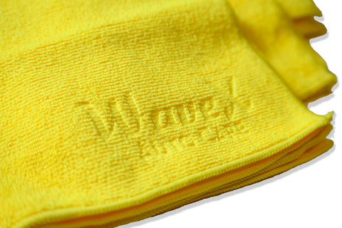 MICROFIBER CLOTH-YELLOW-40X40CM-350 GSM