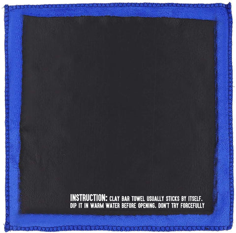 Wavex Clay Towel, Fine Grade Auto Detailing Clay Bar Towel Microfiber Claying Towel Car Wash Mitt Clay Bar for Car Care.