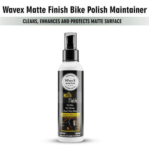 METAL POLISH 100ML, MATTE FINISH 100ML, MICROFIBER CLOTH 350 GSM (40 CM X 40 CM) COMBO